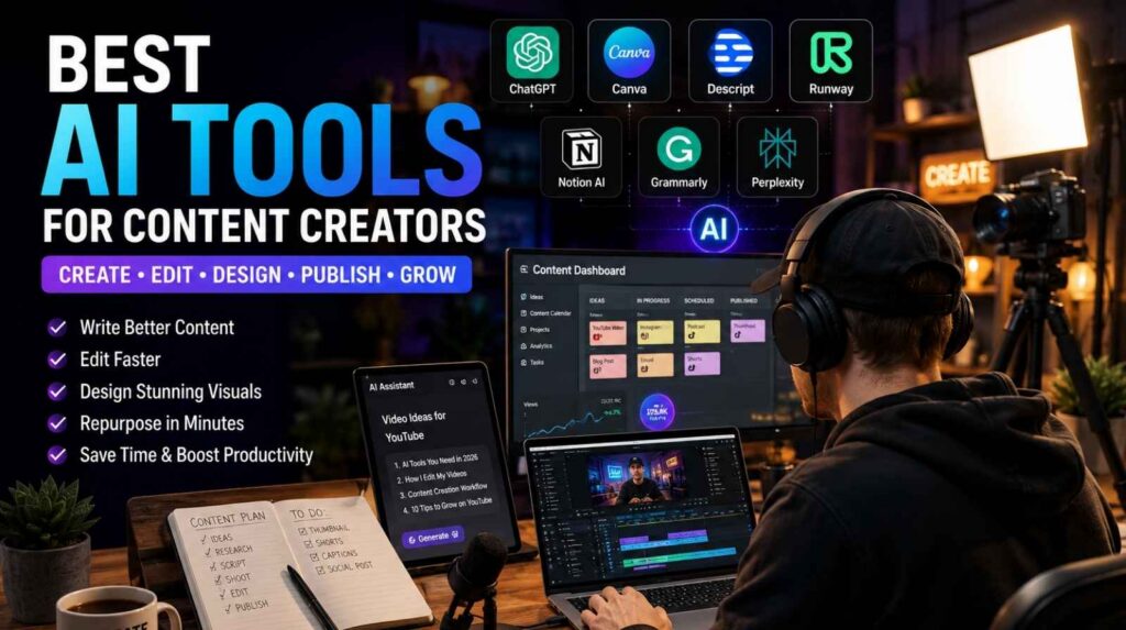 Best AI Tools for Content Creators