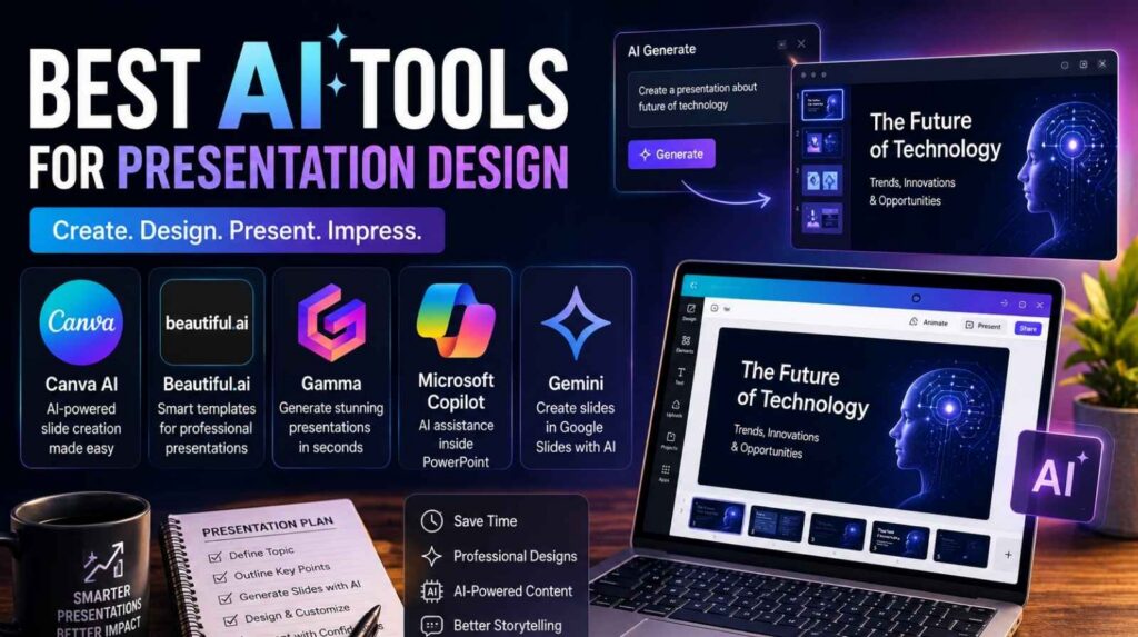 Best AI tools for creating presentations
